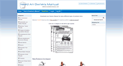 Desktop Screenshot of needanownersmanual.com