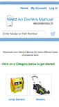 Mobile Screenshot of needanownersmanual.com